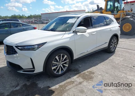 2025 Acura Mdx Technology Package from USA, damaged, VIN 5J8YD9H46SL006133